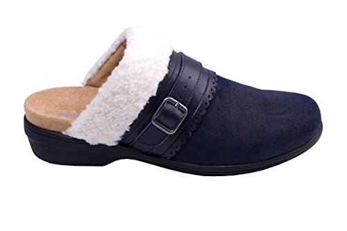 Spenco Zoccoli da donna Nottingham, blu navy, 42, Navy, 42 EU