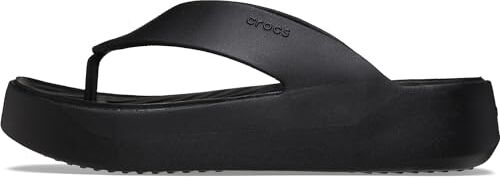 Crocs Getaway Platform Flip, Infradito Donna, Nero (Black), 38/39 EU