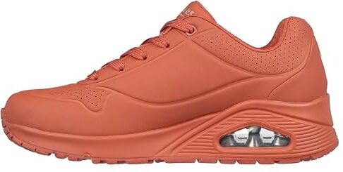 Skechers Uno Stand On Air, Sneaker Donna, Rust Durabuck Mesh, 38.5 EU