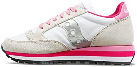 Saucony Scarpe Jazz Triple TG 38 cod , Bianco Grigio Rosa