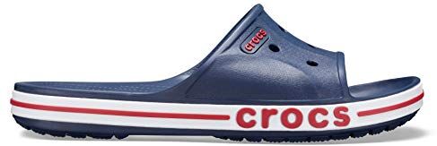 Crocs Bayaband Slide, Sandali a ciabatta Unisex Adulto, Blu (Navy/Pepper), 38/39 EU