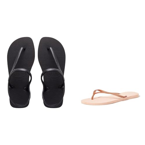 Havaianas Sandali Nero 37/38 EU + Infradito Rosa 37/38 EU