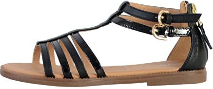 Geox J Sandal Karly Girl, Nero 414, 39 EU