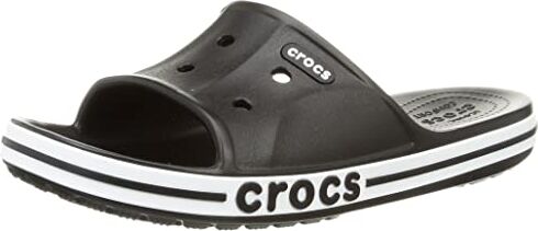 Crocs Bayaband Slide, Sandali a ciabatta Unisex Adulto, Nero (Black/White), 48/49 EU