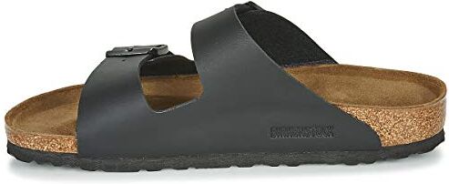 Birkenstock Arizona SL Birko-Flor Sandalo unisex per adulti, vestibilità normale, Nero normale, 46 EU