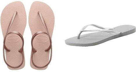 Havaianas Sandali Rosa/Beige 39/40 EU + Infradito Grigio 39/40 EU