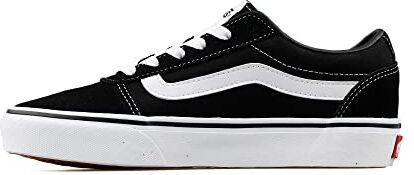 Vans Ward, Scarpe da Ginnastica Donna, Suede/Canvas Black/White, 38 EU