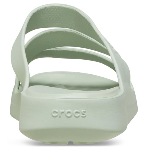 Crocs Getaway Strappy, Sandali Donna, Verde (Plaster), 41/42 EU