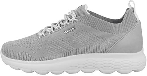 Geox D Spherica A, Sneakers Donna, Grigio (Lt Grey), 37 EU