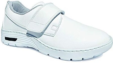 GIMA Scarpa Professionale Hf200, 44 EU, con Strap, Bianco