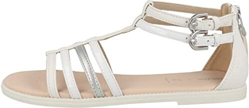 Geox J Sandal Karly Girl, Bianco 7, 32 EU