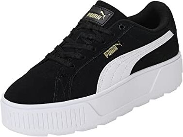 Puma Karmen, Scarpe da ginnastica Donna, Nero ( Black  White  Team Gold), 39 EU