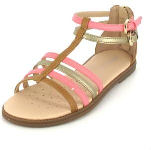 Geox J Sandal Karly Girl, Donna, Biscuit Lt Coral, 38 EU