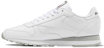 Reebok Classic Leather, Sneaker Unisex Adulto, Bianco (Ftwwht/Pugry3/Purgry), 37.5 EU