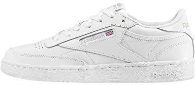 Reebok Club C 85, Scarpe da Ginnastica Donna, Bianco White Light Grey, 41 EU