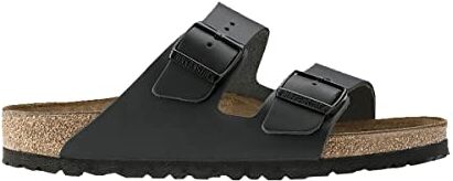 Birkenstock Womens Arizona Black Leather Sandals 40 EU