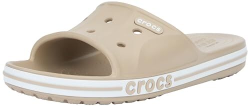 Crocs Bayaband Slide, Sandali a ciabatta Unisex Adulto, Neutro (Cobblestone), 37/38 EU