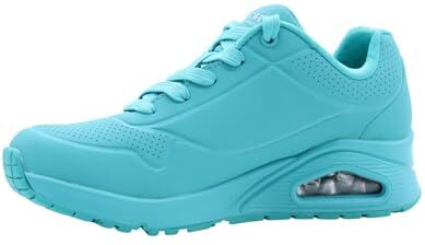 Skechers Uno Stand On Air, Sneaker, Turquoise Durabuck Mesh, 39.5 EU