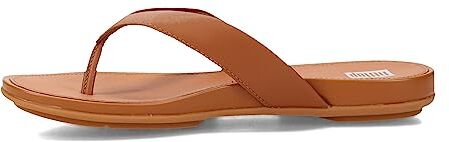 Fitflop Gracie Leather Flip-flops, Sandali bassi Donna, Light Tan Eo8 592, 42 EU