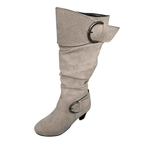 Fannyfuny Stivali Tacco 12 Per le donne Stivali Stivaletti Stivali retrò Scarpe con tacco da donna Stivali Stivali da donna con tacco affusolato Stivali Tacco Sexy in Pelle