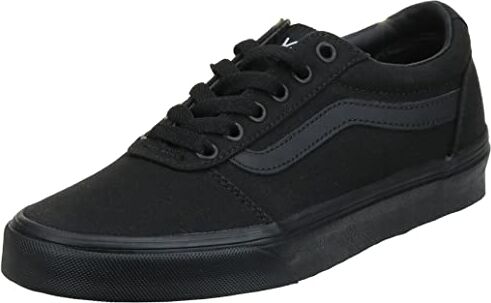 Vans Ward, Scarpe da Ginnastica Donna, Canvas Black/Black, 42 EU