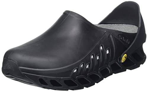 Scholl Evoflex, Zoccoli Sanitari Medicali, Unisex Adulto, Nero, 37 EU