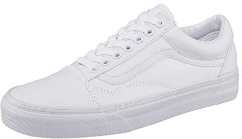 Vans Old Skool (Suede/Canvas), Sneaker Unisex Adulto, Bianco True White, 38 EU