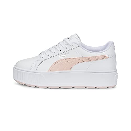 Puma Women Karmen L Scarpe da ginnastica,  White Rose Dust  Silver, 38 EU