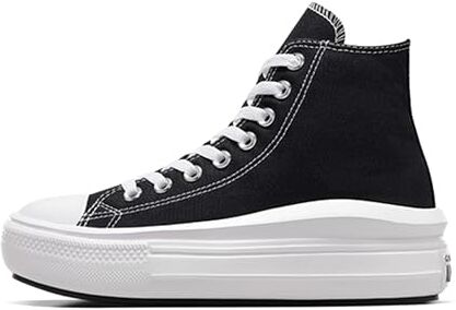 Converse Chuck Taylor all Star Move, Scarpe da Ginnastica Donna, Nero, 39 EU