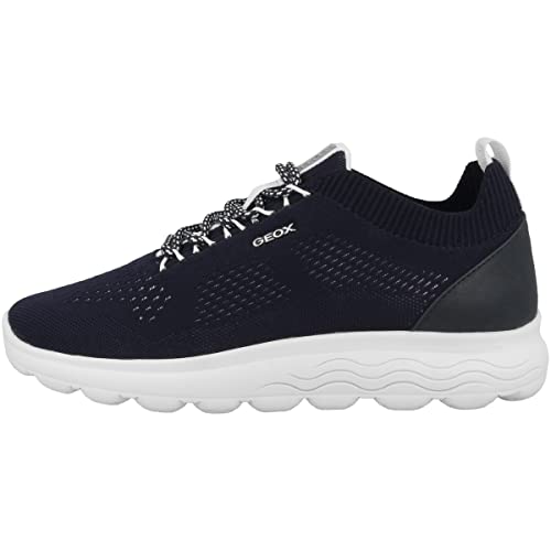 Geox D Spherica A, Sneakers Donna, Blu (Navy), 35 EU