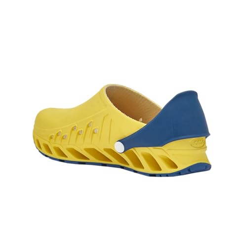 Scholl Evoflex, Zoccoli Sanitari Medicali, Unisex Adulto, Giallo, 38 EU