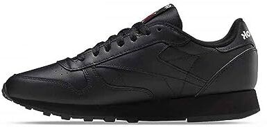 Reebok Classic Leather, Sneaker Unisex Adulto, Nero (Cblack/Cblack/Pugry5), 44.5 EU