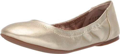 Amazon Essentials Ballerine Belice Donna, Oro, 38.5 EU