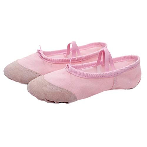 Milisten 1 Paio Tacchi Da Balletto Scarpe Da Ballo Balletto Ballerine Morbide Ballerine Di Tela Scarpe Basse Pieghevoli Ballerine Da Sposa Scarpe Da Yoga Morbido Calzini Da Yoga Da Donna