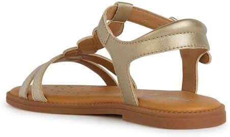 Geox J Sandal Karly Girl, Donna, Platino 1, 38 EU