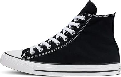 Converse Sneaker a collo adulto, Unisex Nero, 35 EU confezione da 2