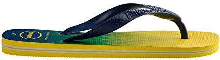 Havaianas Brasil Fresh, Infradito Unisex Adulto, Giallo (Citrus Yellow/Marine), 43/44 EU