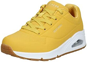 Skechers Uno Stand On Air, Sneaker, Yellow Durabuck White Midsole, 39.5 EU