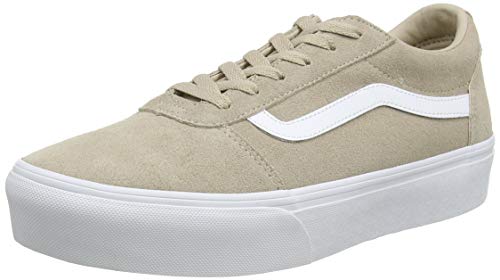 Vans Ward Platform, Sneaker Donna, (Suede) Humus, 38 EU