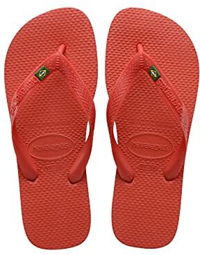 Havaianas Brasil, Infradito Unisex Adulto, Red Crush, 33/34 EU