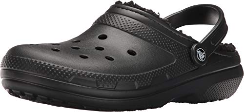 Crocs Classic Lined Clog, Zoccoli Unisex Adulto, Black/Black, 38/39 EU