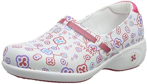 Oxypas , Scarpe di sicurezza da donna, Bianco(Stampa floreale), 4 UK (37 EU)