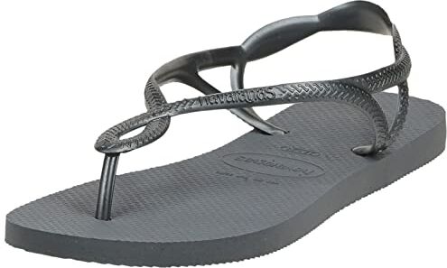 Havaianas Luna, Infradito Donna, Steel Grey, 35/36 EU