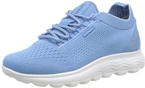 Geox D Spherica A, Sneakers Donna, Blu (Bluette/Lt Avio), 37 EU