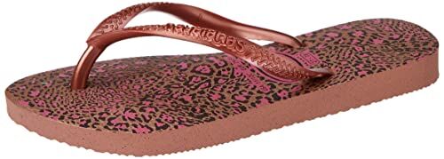 Havaianas Slim Animals Crocus Rosegolden Blush Flip-Flop da donna, Crocus Rose Golden Blush, 43/44 EU