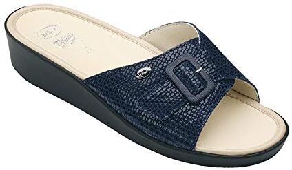 Scholl Ciabatte da donna Mango, numero 41, blu navy, con soletta in memory foam