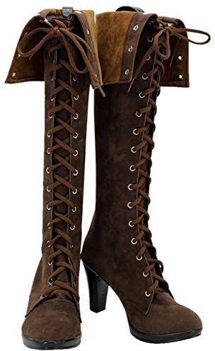 GJBXP Dmc 5 Lady Mary Cosplay Boots Halloween Custom Made Shoes 46 Flat Heel Female Size