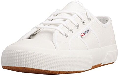 Superga 2750 Tumbled Leather, Sneaker Unisex Adulto, Bianco White 900, 37 EU