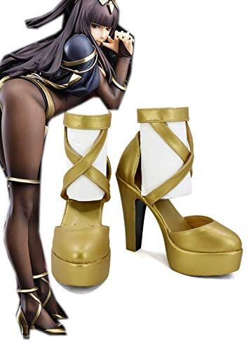 GJBXP Fire Emblem: Awakening Cosplay Shoes Tharja Boots Shoes Women High Heels Shoes Halloween Party 35 Female Size