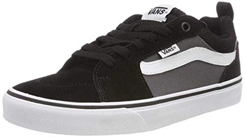 Vans Filmore, Sneaker Uomo, Suede Canvas Black Pewter, 38.5 EU